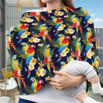 Parrot And Flower Pattern Print Baby Seat Cover