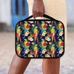 Parrot And Flower Pattern Print Classic Bible Case