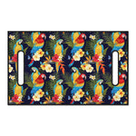 Parrot And Flower Pattern Print Golf Cart Seat Cover