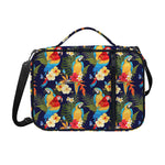 Parrot And Flower Pattern Print Shoulder Strap Bible Bag