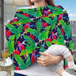 Parrot Banana Leaf Hawaii Pattern Print Baby Seat Cover