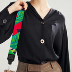 Parrot Banana Leaf Hawaii Pattern Print Bag Strap
