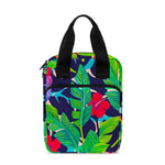Parrot Banana Leaf Hawaii Pattern Print Bible Tote Bag