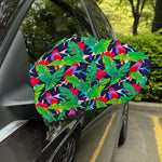 Parrot Banana Leaf Hawaii Pattern Print Car Side Mirror Covers