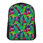 Parrot Banana Leaf Hawaii Pattern Print Casual Backpack
