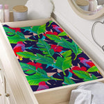 Parrot Banana Leaf Hawaii Pattern Print Changing Pad Cover