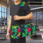 Parrot Banana Leaf Hawaii Pattern Print Gym Bag
