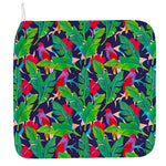 Parrot Banana Leaf Hawaii Pattern Print Hand Towel