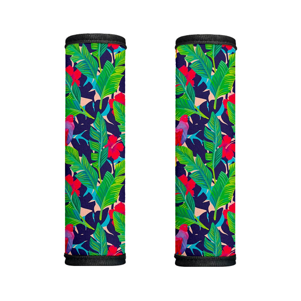 Parrot Banana Leaf Hawaii Pattern Print Handle Covers