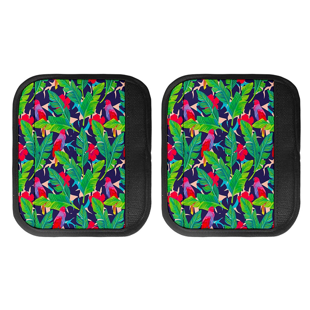 Parrot Banana Leaf Hawaii Pattern Print Handle Covers