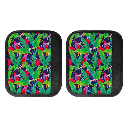 Parrot Banana Leaf Hawaii Pattern Print Handle Covers