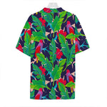 Parrot Banana Leaf Hawaii Pattern Print Hawaiian Shirt
