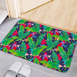 Parrot Banana Leaf Hawaii Pattern Print Indoor Door Mat