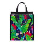 Parrot Banana Leaf Hawaii Pattern Print Insulated Lunch Tote