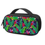 Parrot Banana Leaf Hawaii Pattern Print Insulin Cooler Travel Case