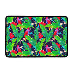 Parrot Banana Leaf Hawaii Pattern Print Kitchen Mat