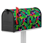 Parrot Banana Leaf Hawaii Pattern Print Mailbox Cover