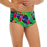Parrot Banana Leaf Hawaii Pattern Print Men's Briefs