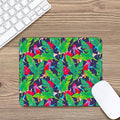 Parrot Banana Leaf Hawaii Pattern Print Mouse Pad