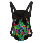 Parrot Banana Leaf Hawaii Pattern Print Pet Carrier Backpack