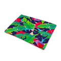 Parrot Banana Leaf Hawaii Pattern Print Pet Cooling Mat Cover