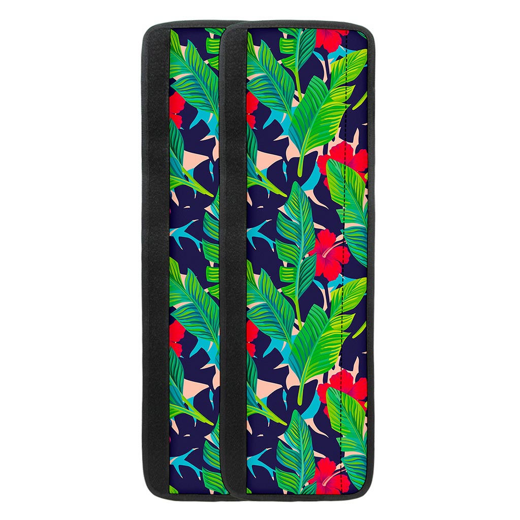 Parrot Banana Leaf Hawaii Pattern Print Refrigerator Handle Covers