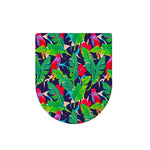 Parrot Banana Leaf Hawaii Pattern Print Toilet Lid Cover