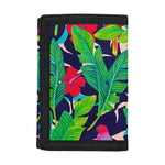 Parrot Banana Leaf Hawaii Pattern Print Trifold Wallet