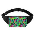 Parrot Banana Leaf Hawaii Pattern Print Waist Bag
