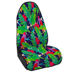 Parrot Banana Leaf Hawaii Pattern Print Waterproof Car Seat Cover