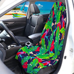 Parrot Banana Leaf Hawaii Pattern Print Waterproof Car Seat Cover