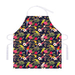 Parrot Toucan Tropical Pattern Print Adjustable Apron