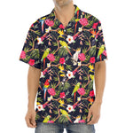 Parrot Toucan Tropical Pattern Print Aloha Shirt