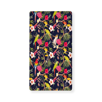 Parrot Toucan Tropical Pattern Print Baby Crib Sheet
