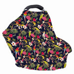 Parrot Toucan Tropical Pattern Print Baby Seat Cover