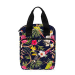 Parrot Toucan Tropical Pattern Print Bible Tote Bag