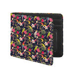 Parrot Toucan Tropical Pattern Print Bifold Wallet