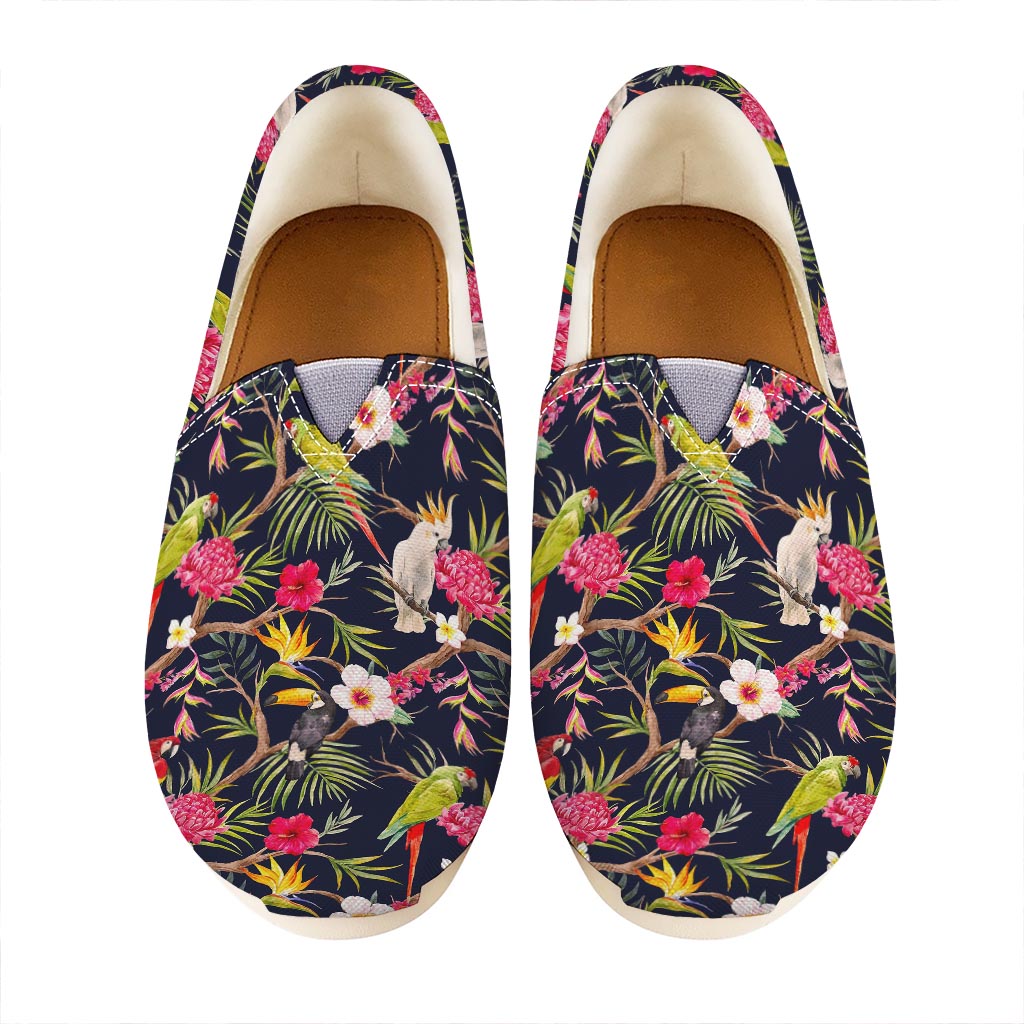 Parrot Toucan Tropical Pattern Print Casual Shoes