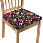 Parrot Toucan Tropical Pattern Print Chair Cushion Cover