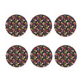 Parrot Toucan Tropical Pattern Print Coaster Set