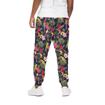 Parrot Toucan Tropical Pattern Print Cotton Pants