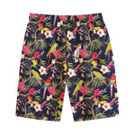 Parrot Toucan Tropical Pattern Print Cotton Shorts
