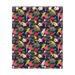 Parrot Toucan Tropical Pattern Print Curtain