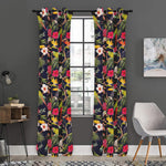 Parrot Toucan Tropical Pattern Print Curtain