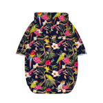 Parrot Toucan Tropical Pattern Print Dog Zip Up Hoodie