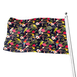 Parrot Toucan Tropical Pattern Print Flag