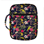 Parrot Toucan Tropical Pattern Print Front Pocket Bible Bag