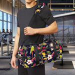 Parrot Toucan Tropical Pattern Print Gym Bag