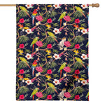 Parrot Toucan Tropical Pattern Print House Flag
