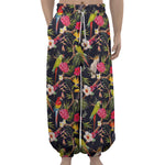 Parrot Toucan Tropical Pattern Print Lantern Pants